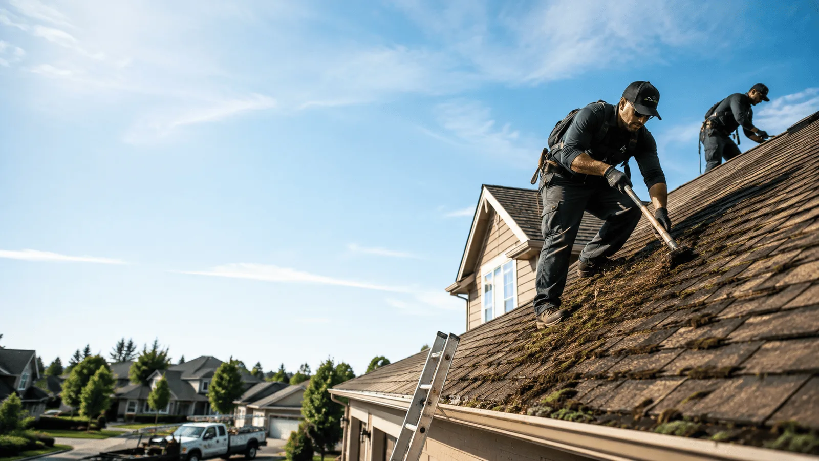 Roof Moss Removal in Gladstone, MO near me